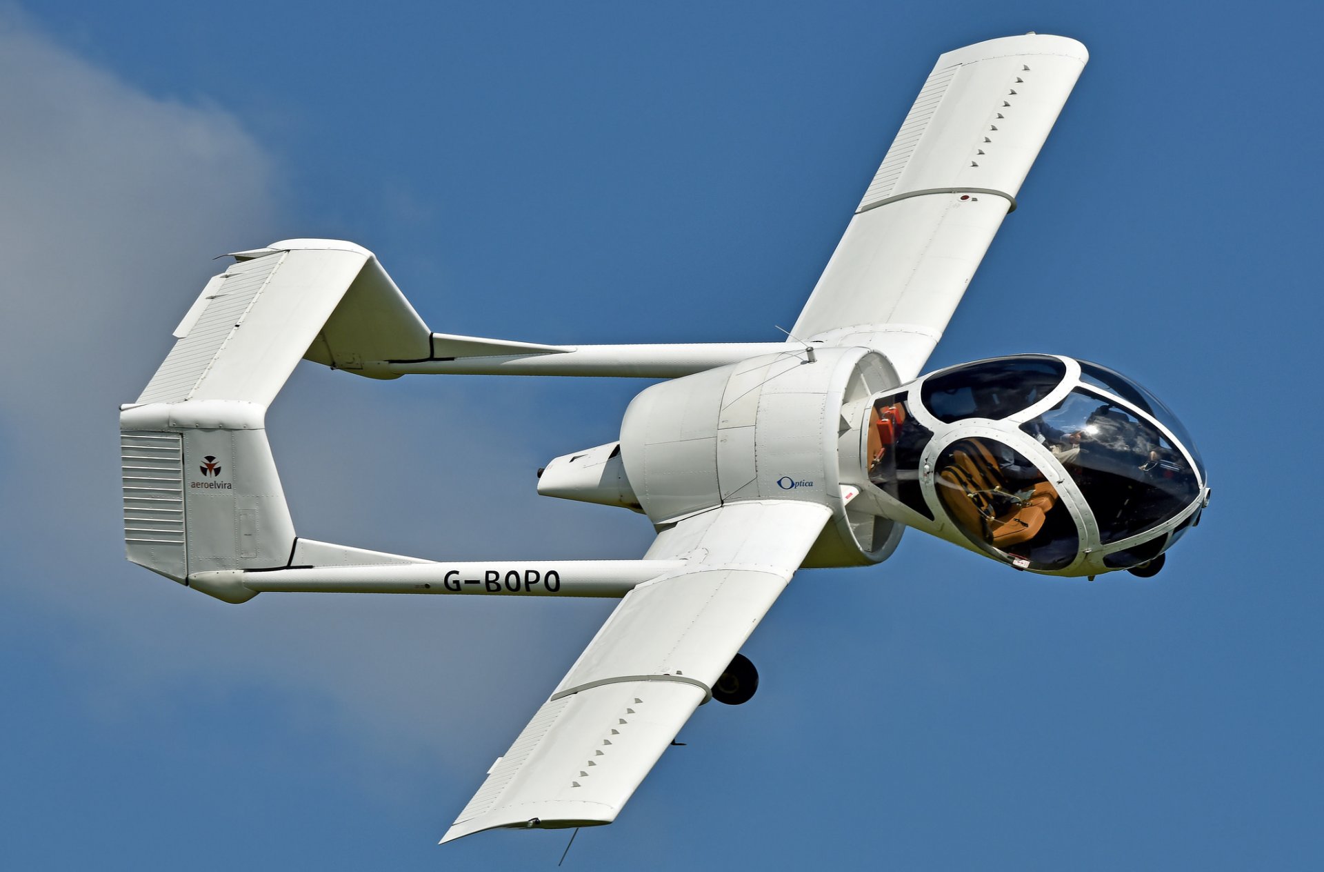 edgley ea7 optica plane aerial reconnaissance