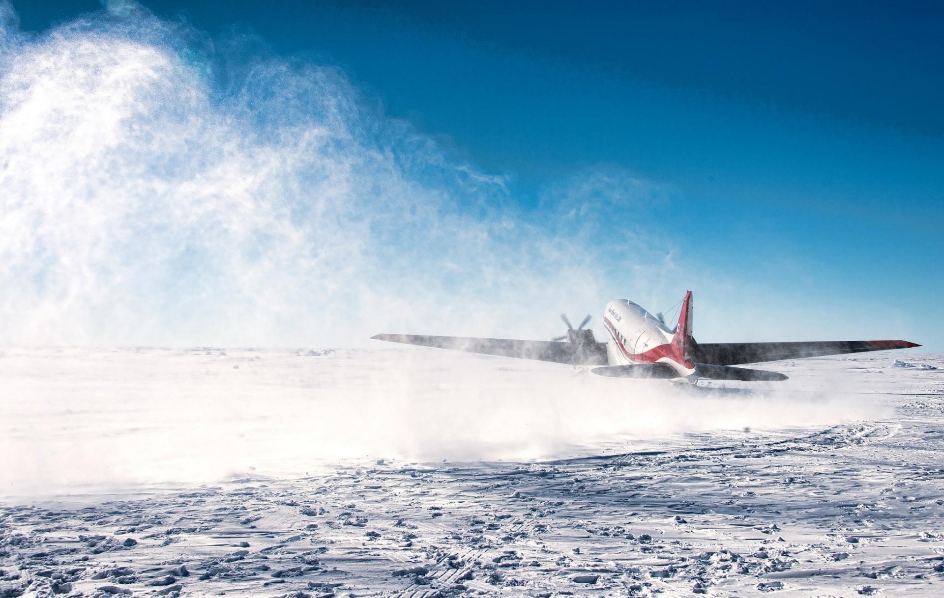 douglas dc-3 passager avion antarctique