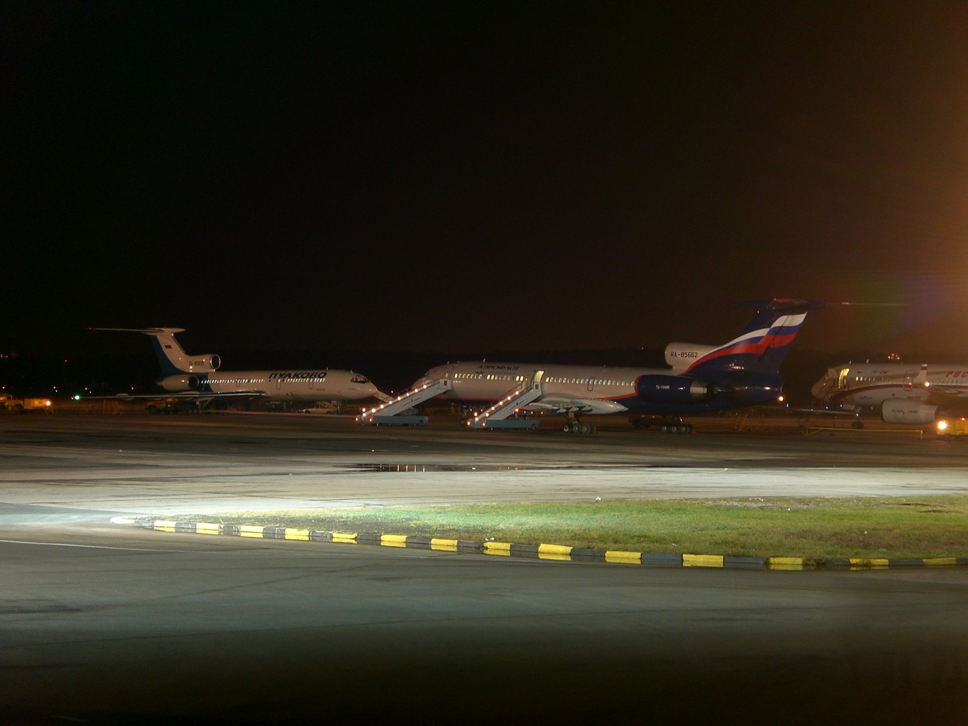 tupolev tu-154 aeroflot rusia aeropuerto pulkovo