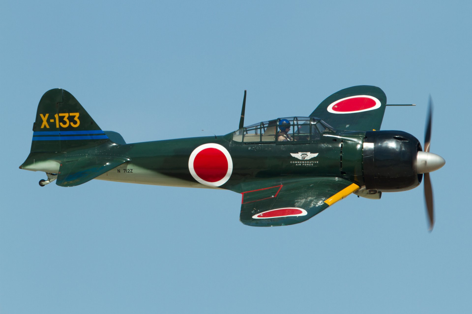 mitsubishi a6m3 zero japonais pont combattant