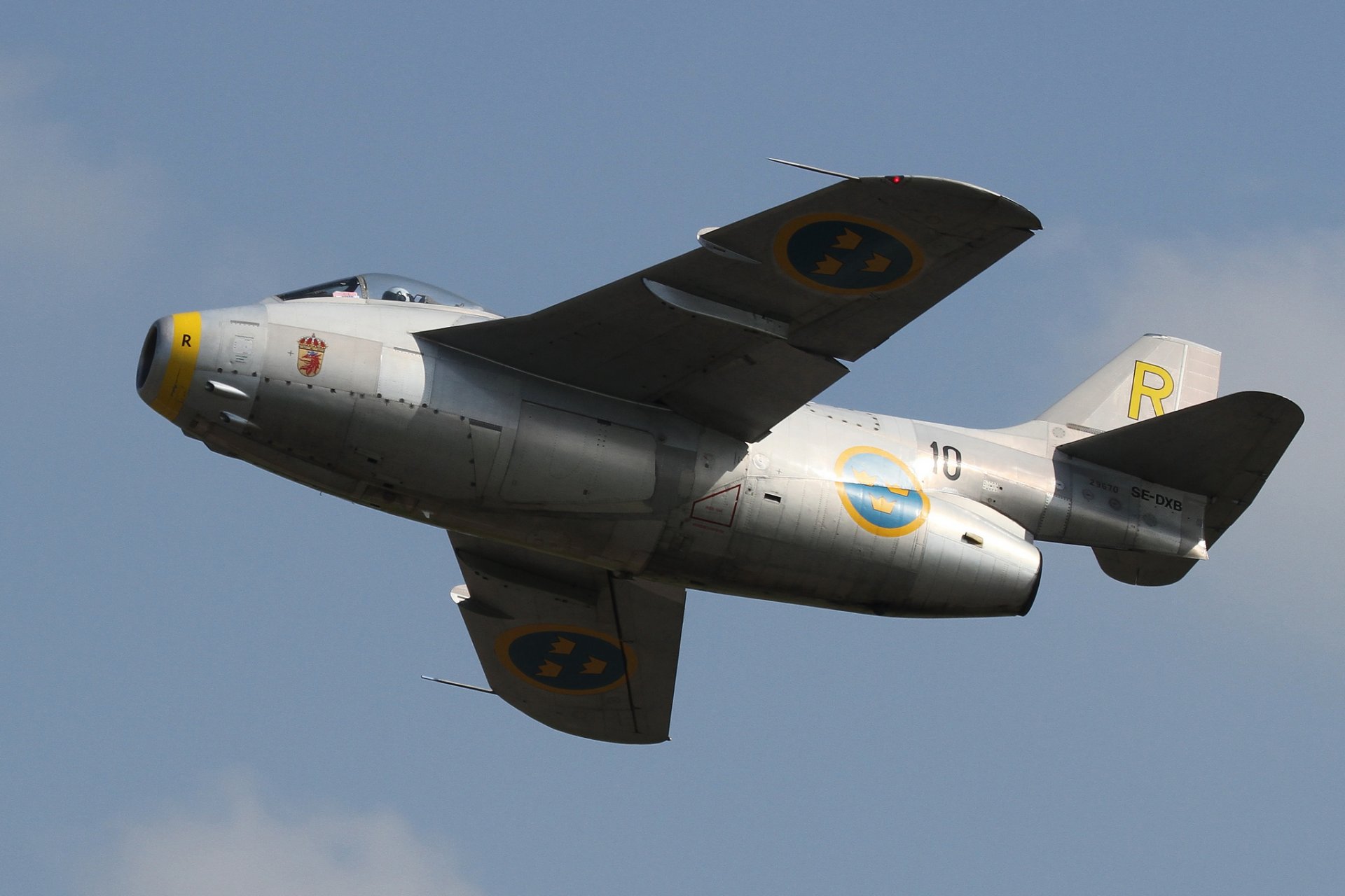 aab 29 tunnan jet combattant flying barrel