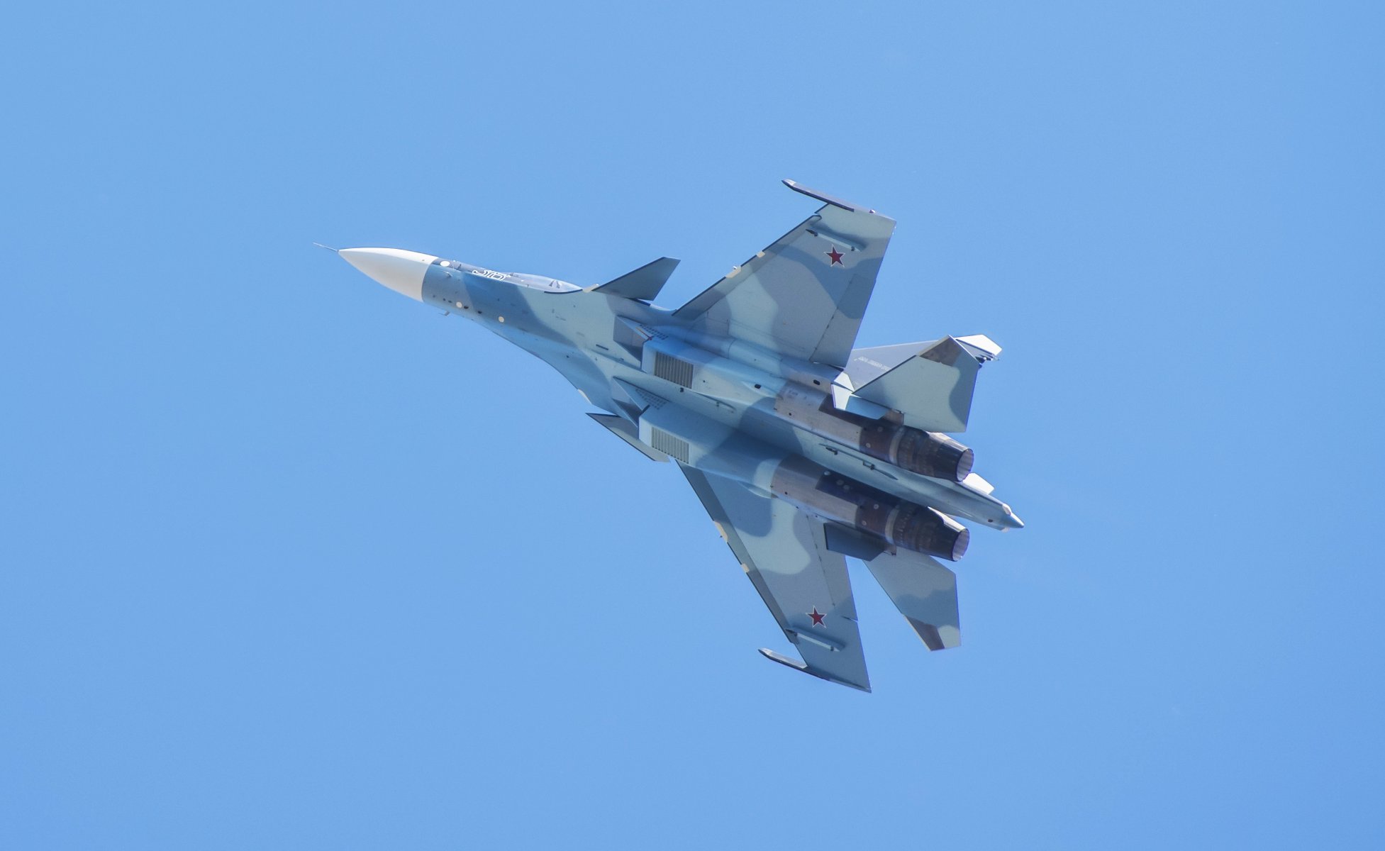 su-30cm russo a due posti multi-purpose caccia ali di volo