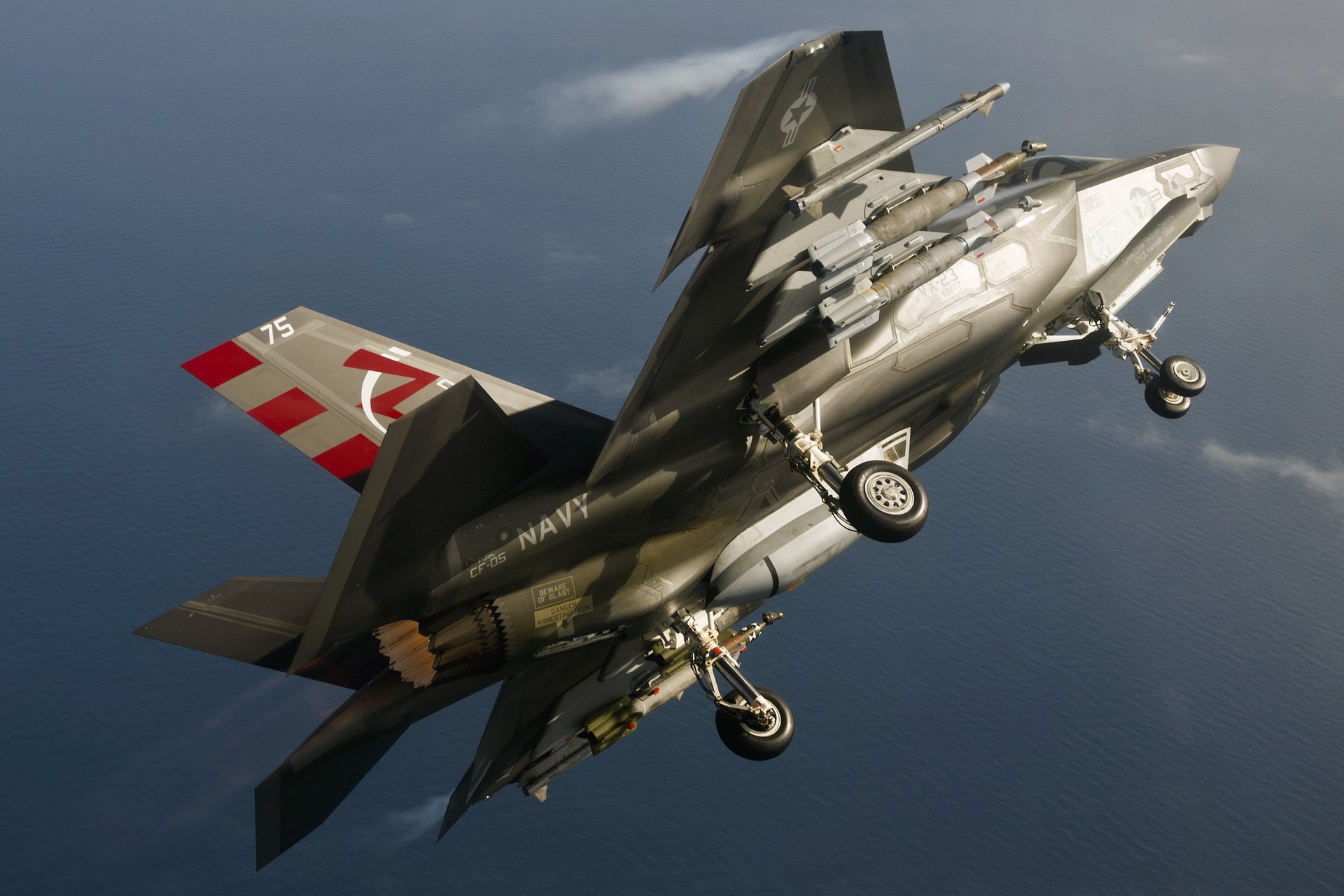 f-35c avión armas