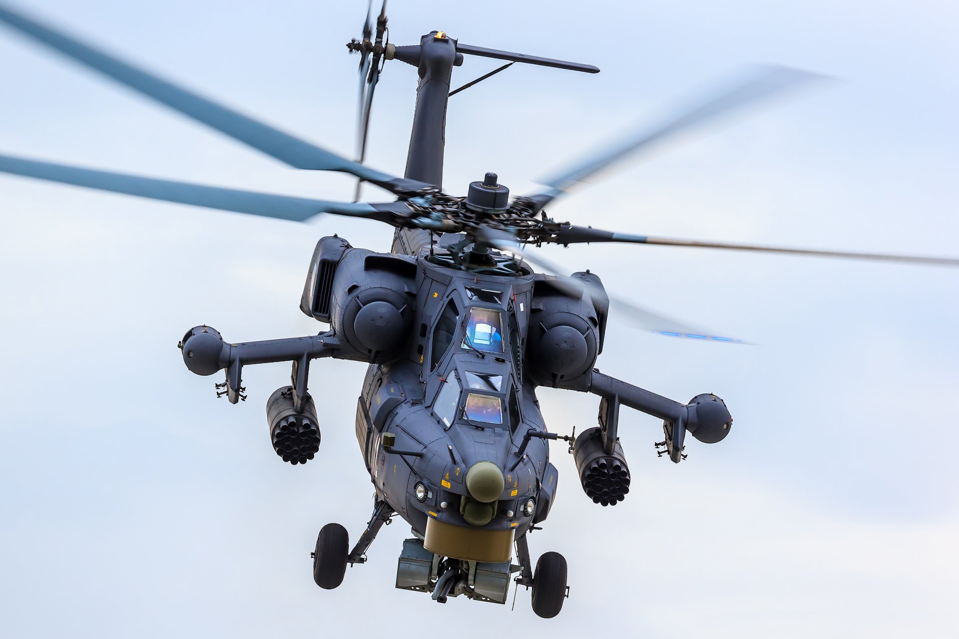 mi-28n águilas reales ruso choque cabina piloto