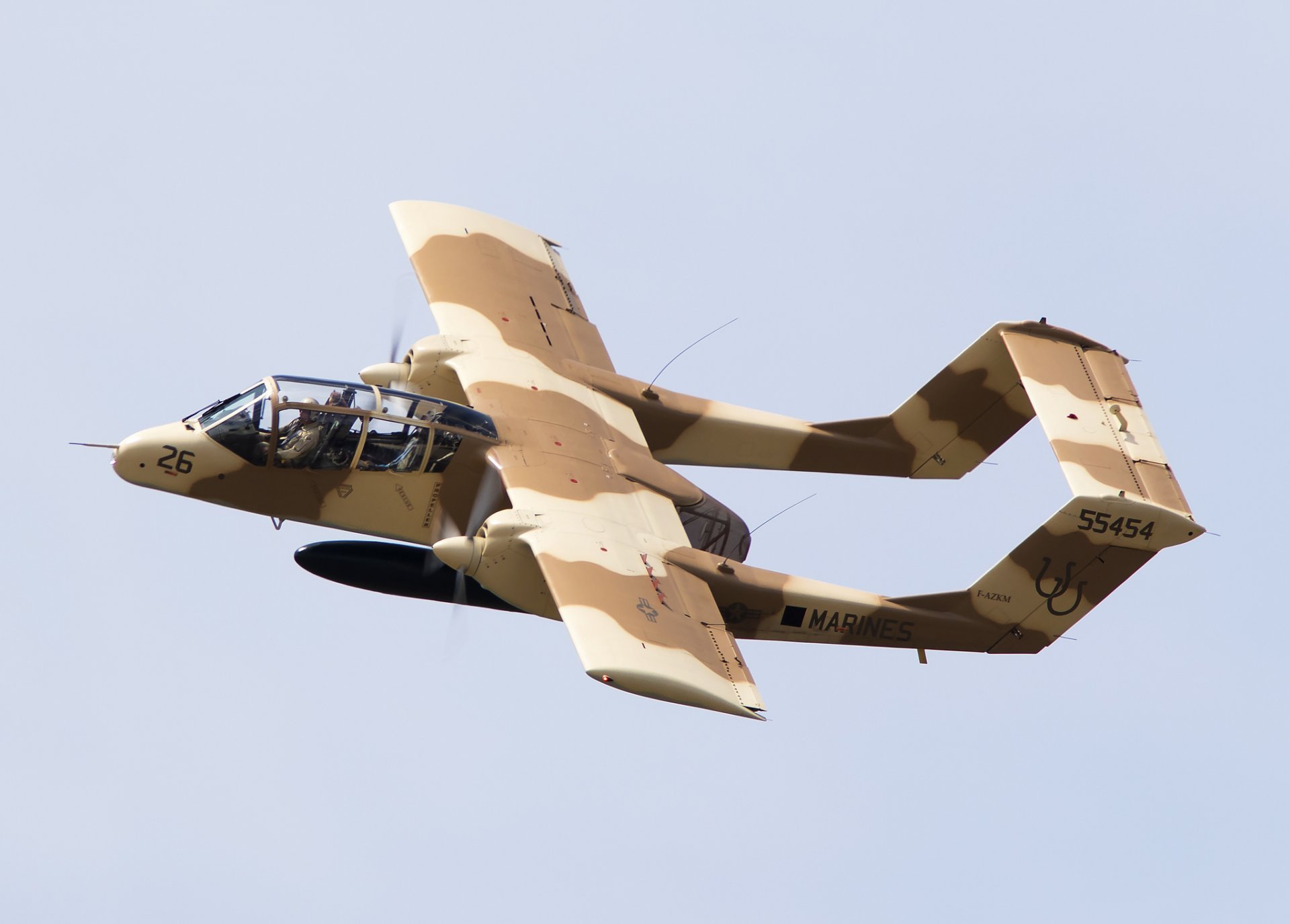 rockwell ov-10 bronco avión de ataque