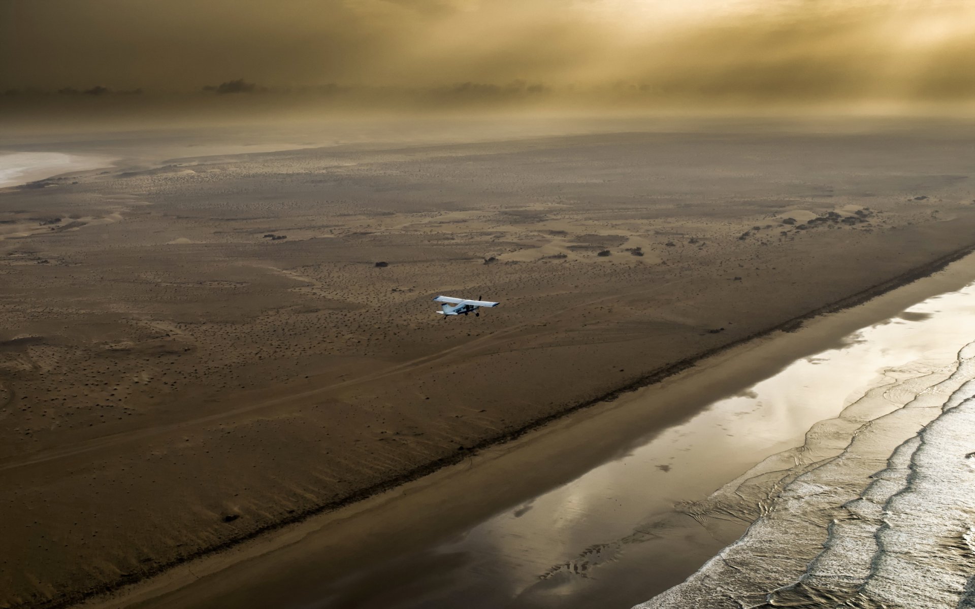 aereo cielo paesaggio