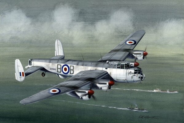 Vecchio bombardiere britannico della generazione precedente