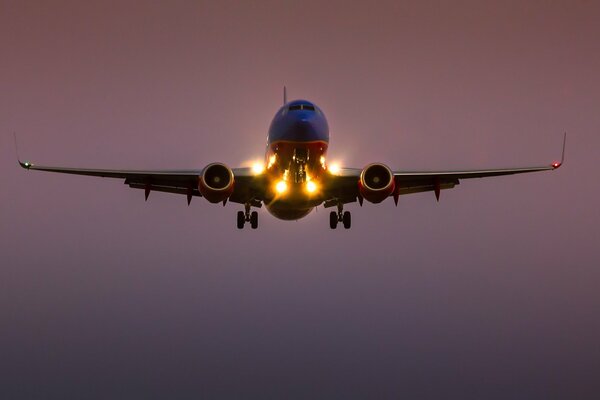 Samalet Boeing 737 700 hat eine Notlandung absolviert