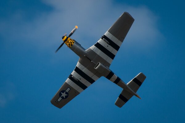 Single-seat fighter Mustang p-51d
