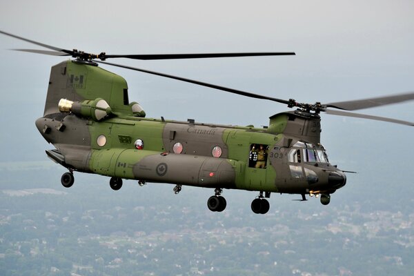 CH -47F Chinook Canadian Military Transport