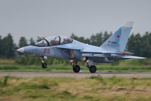 Tests of the Yak-130 combat training aircraft