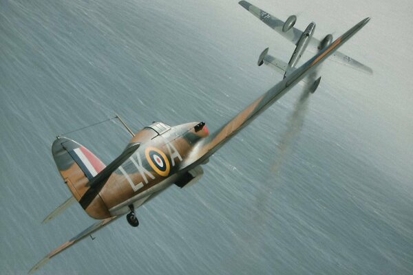 Два боевых авиалайнера в битве за Британию