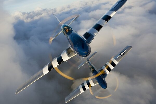 P 51 Mustang ww2 American aircraft