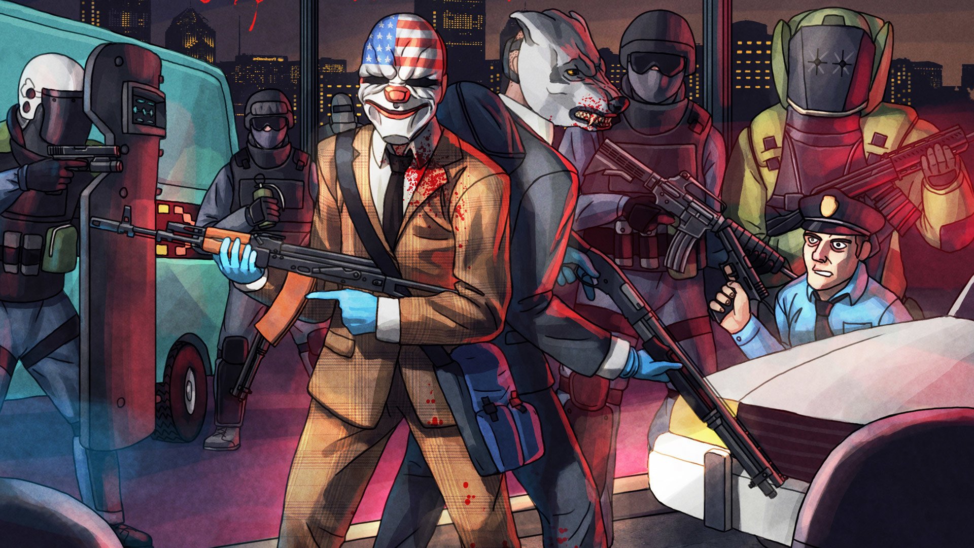 payday 2 даллас волк горячая линия майами