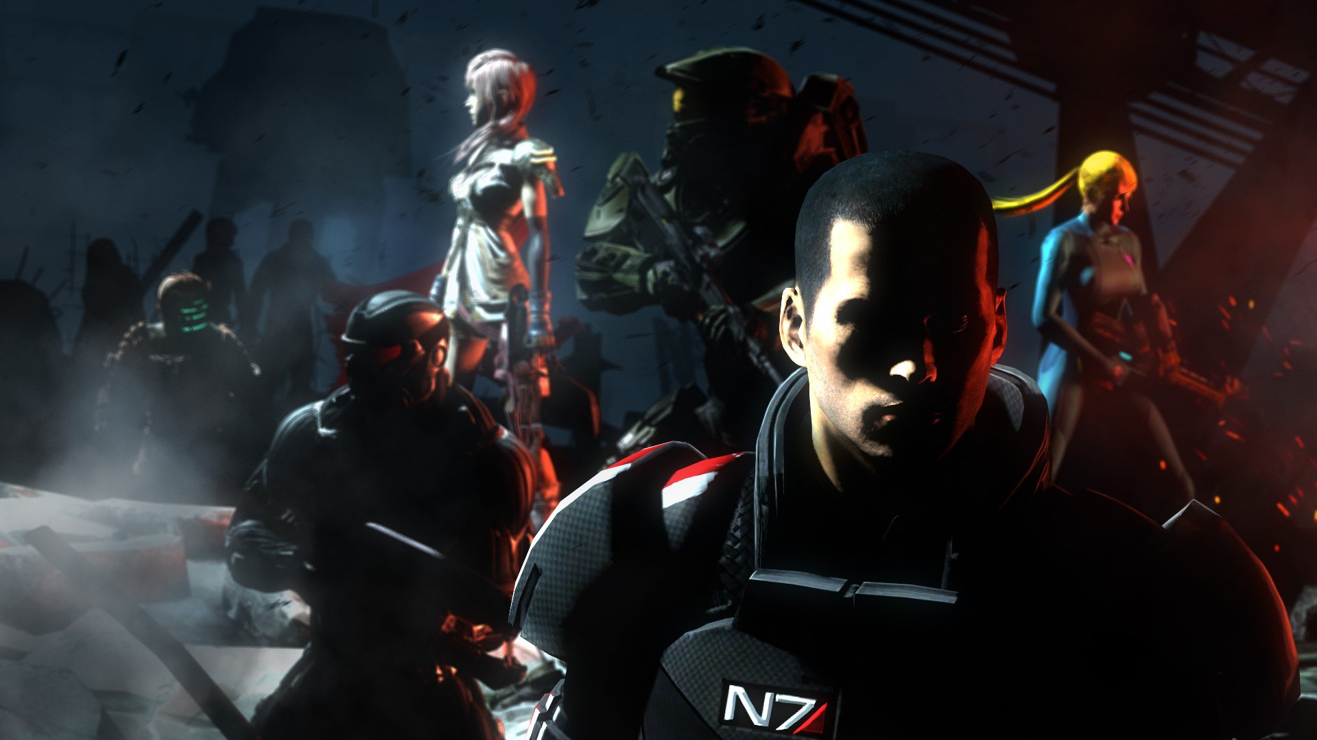 пророк шепард самусь аран mass effect окончательный фантазия 13 молнии галоген mster главный metroid prime dead space исаак кларк темно