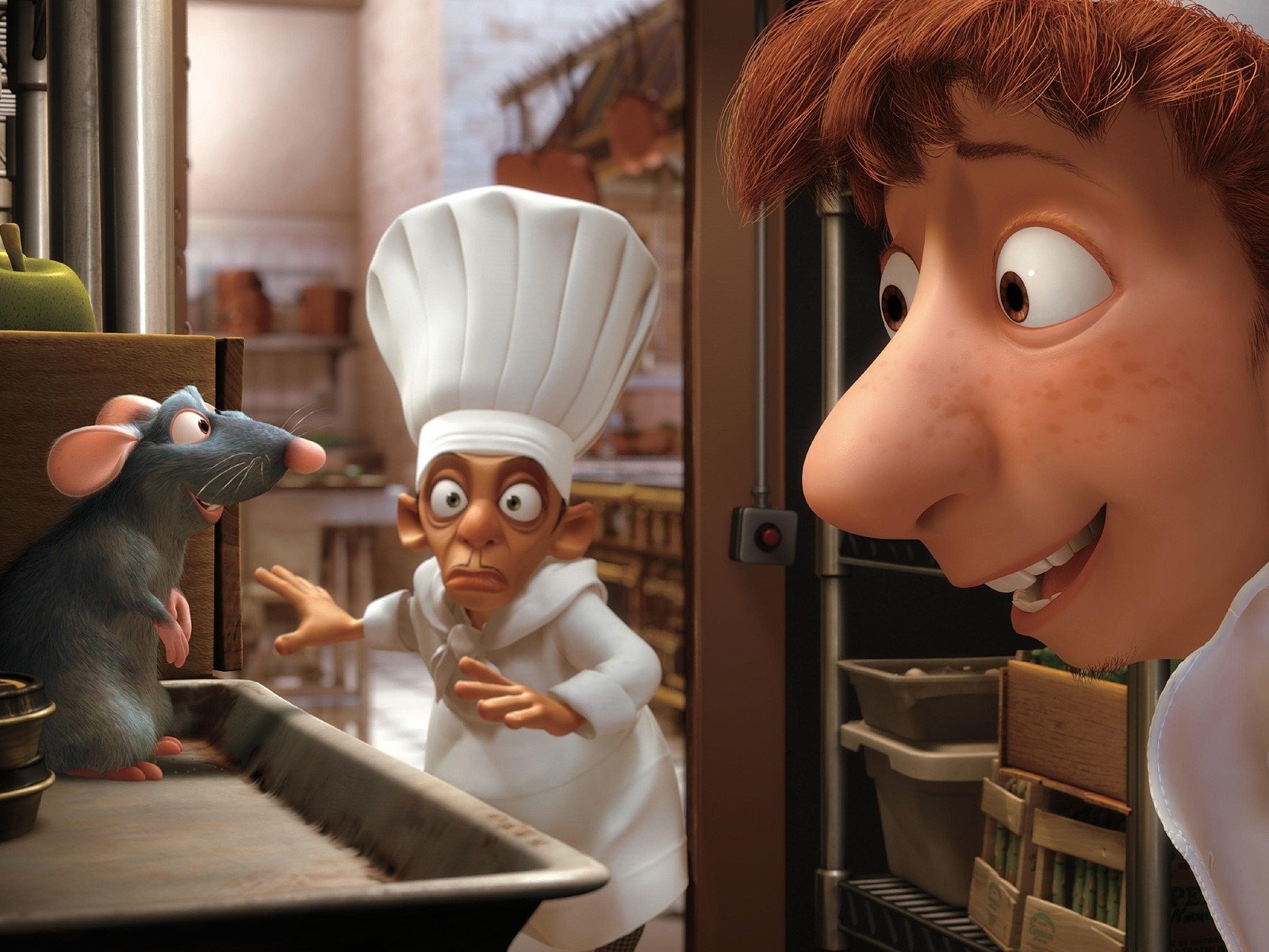 ratatouille ratte linguini abstellraum remy cartoon lebend situationen