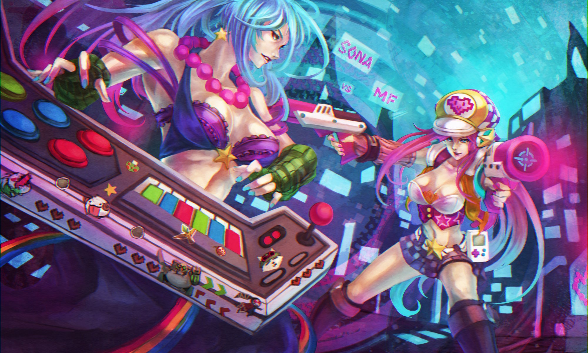 miss fortune cacciatore di taglie lol arcade ragazze sona stringhe maven league of legends