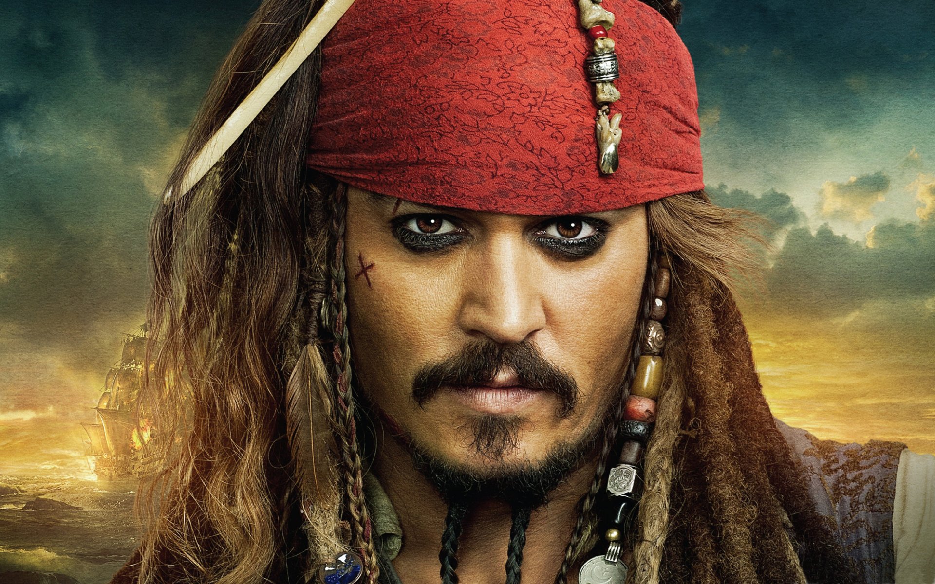 piratas del caribe en costas extrañas jack sparrow johnny depp