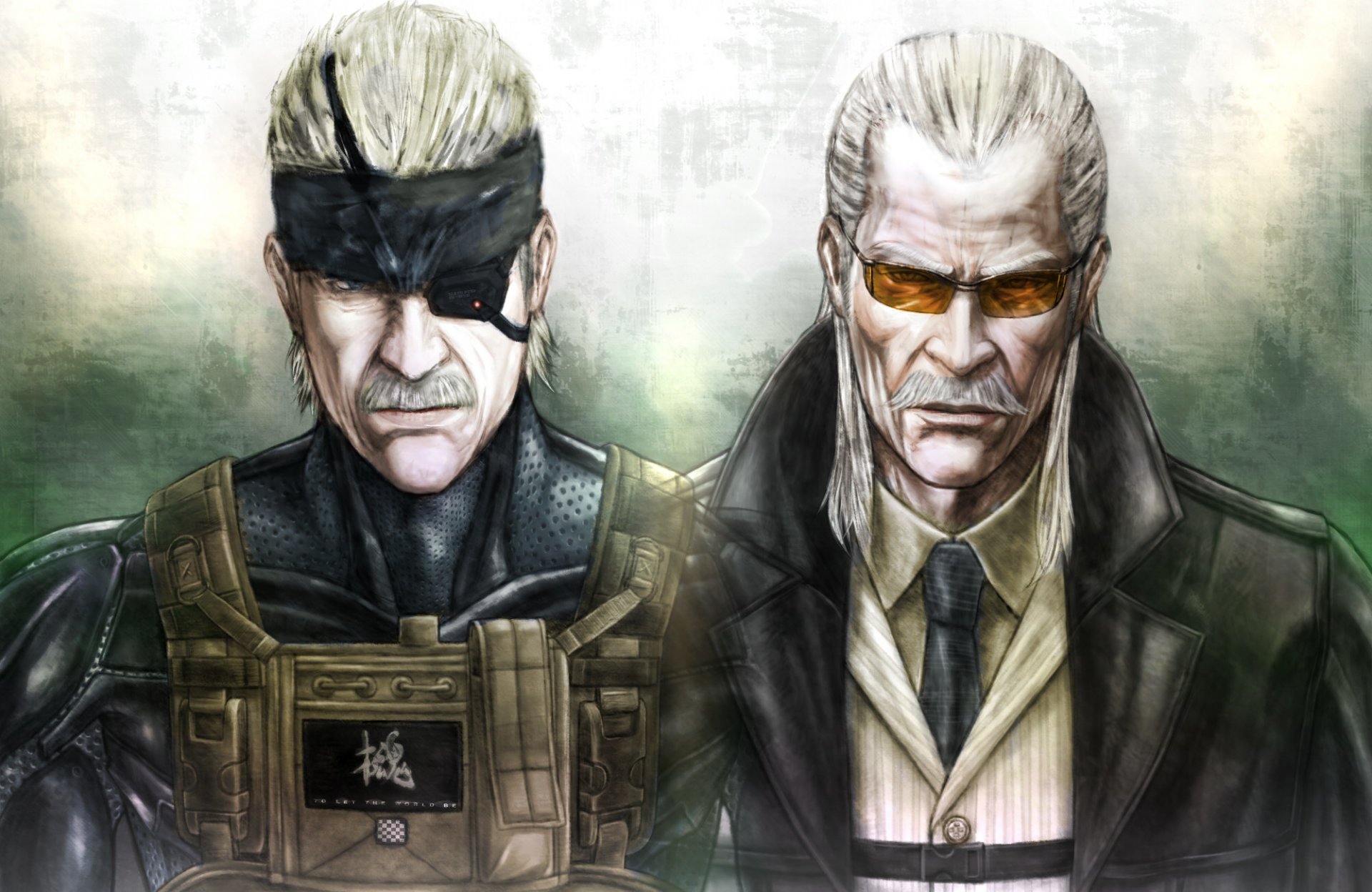 revolver ocelot liquide ocelot solide snake metal gear solid 4: canons patriotes konami