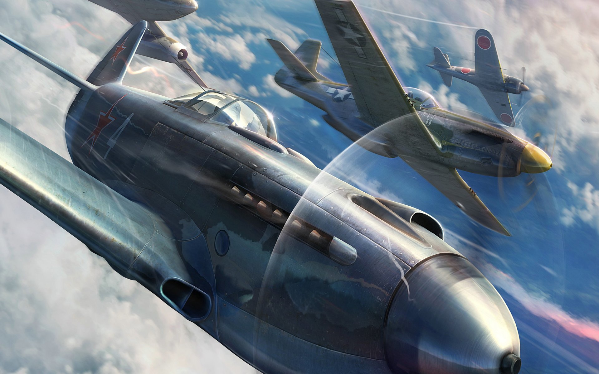 world of warplanes wargaming net wowp camouflage sky air planes clouds fighters aviation wg