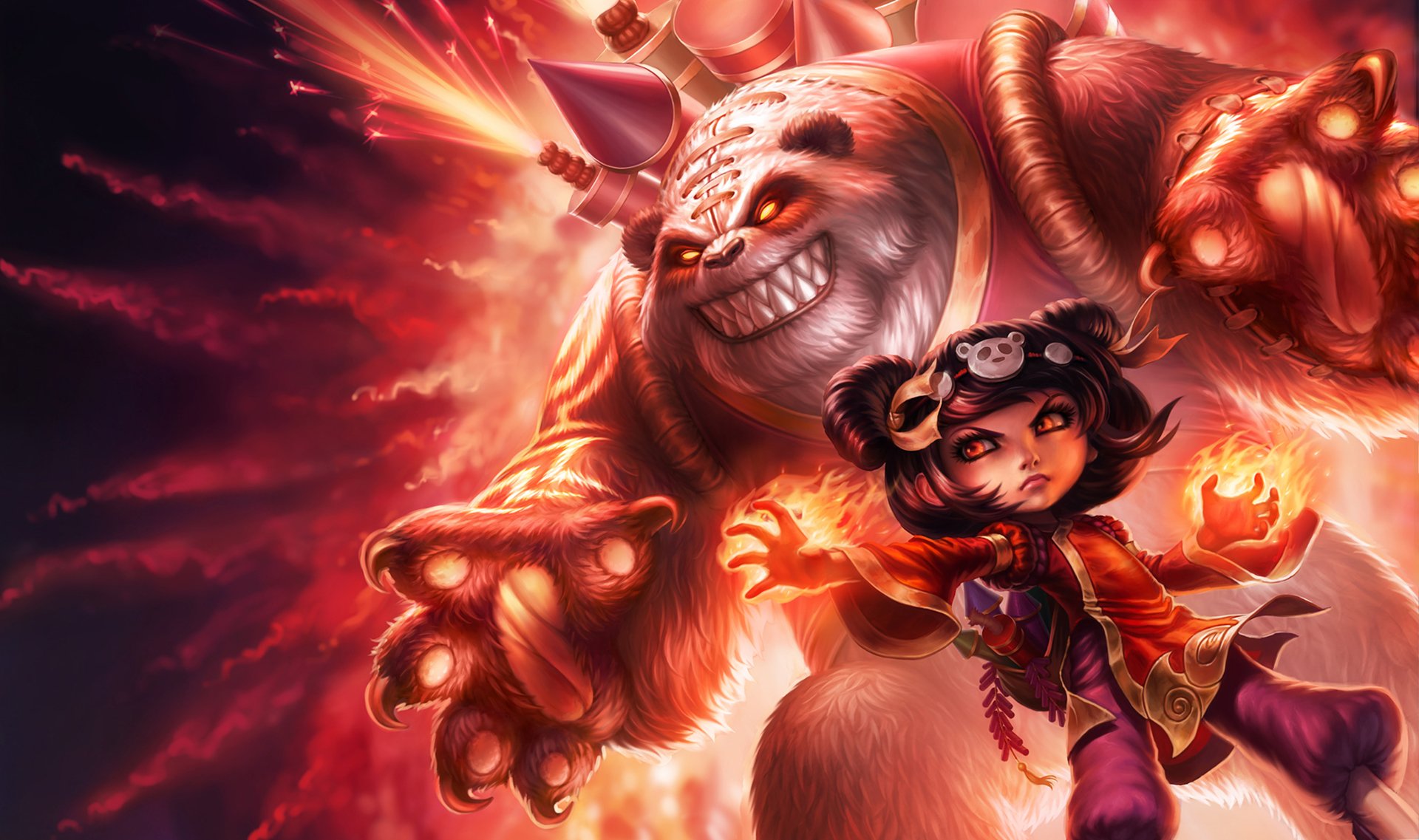 lol annie enfant sombre panda league of legends