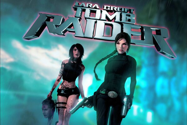 Tomb Raider Lara Croft und der Doppelgänger mit der Pistole