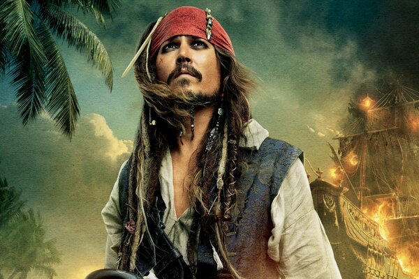 Le capitaine Jack Sparrow a brûlé le navire