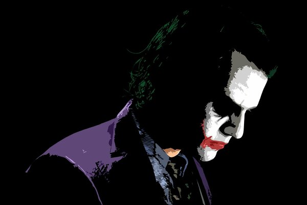 Image du joker dans les couleurs sombres