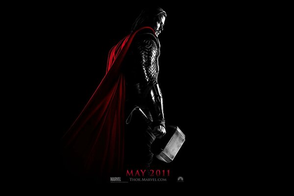 Poster del film Thor con il martello