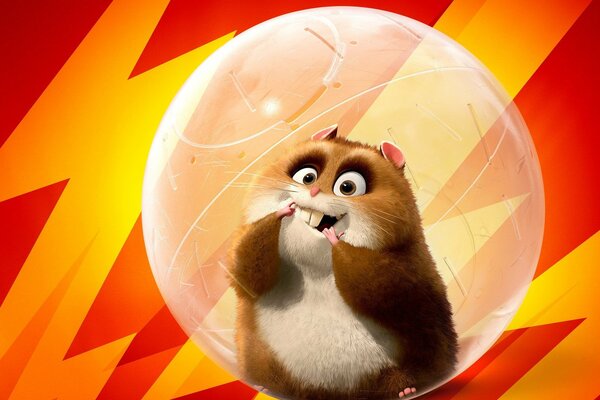 Hamster aus dem Cartoon Volt