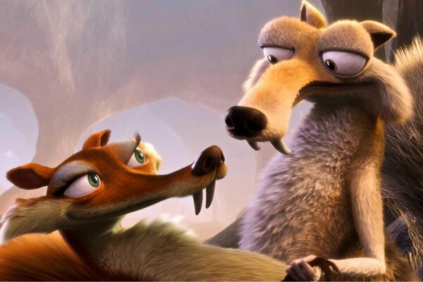 A squirrel from the Ice Age fell in love