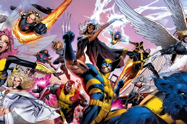 La battaglia di umani e mutanti nel film X-Men