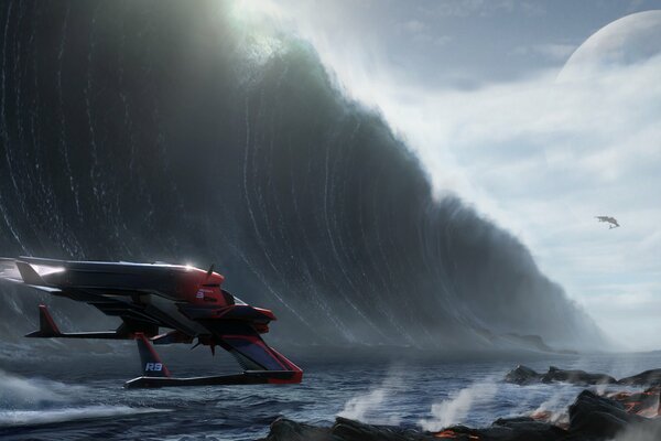 Star citizen helios system - ocean wave