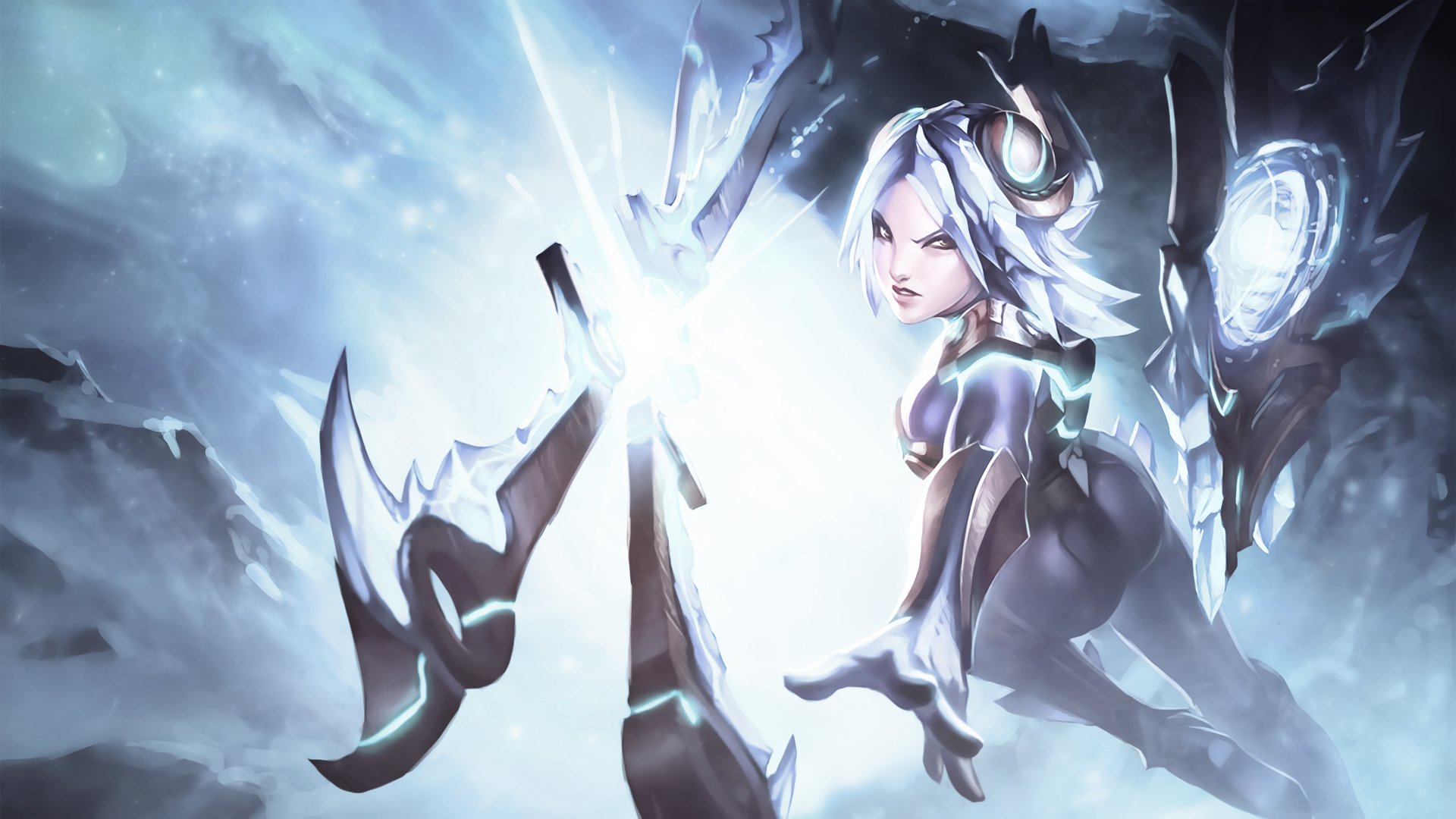 arte liga de leyendas irelia chica armas