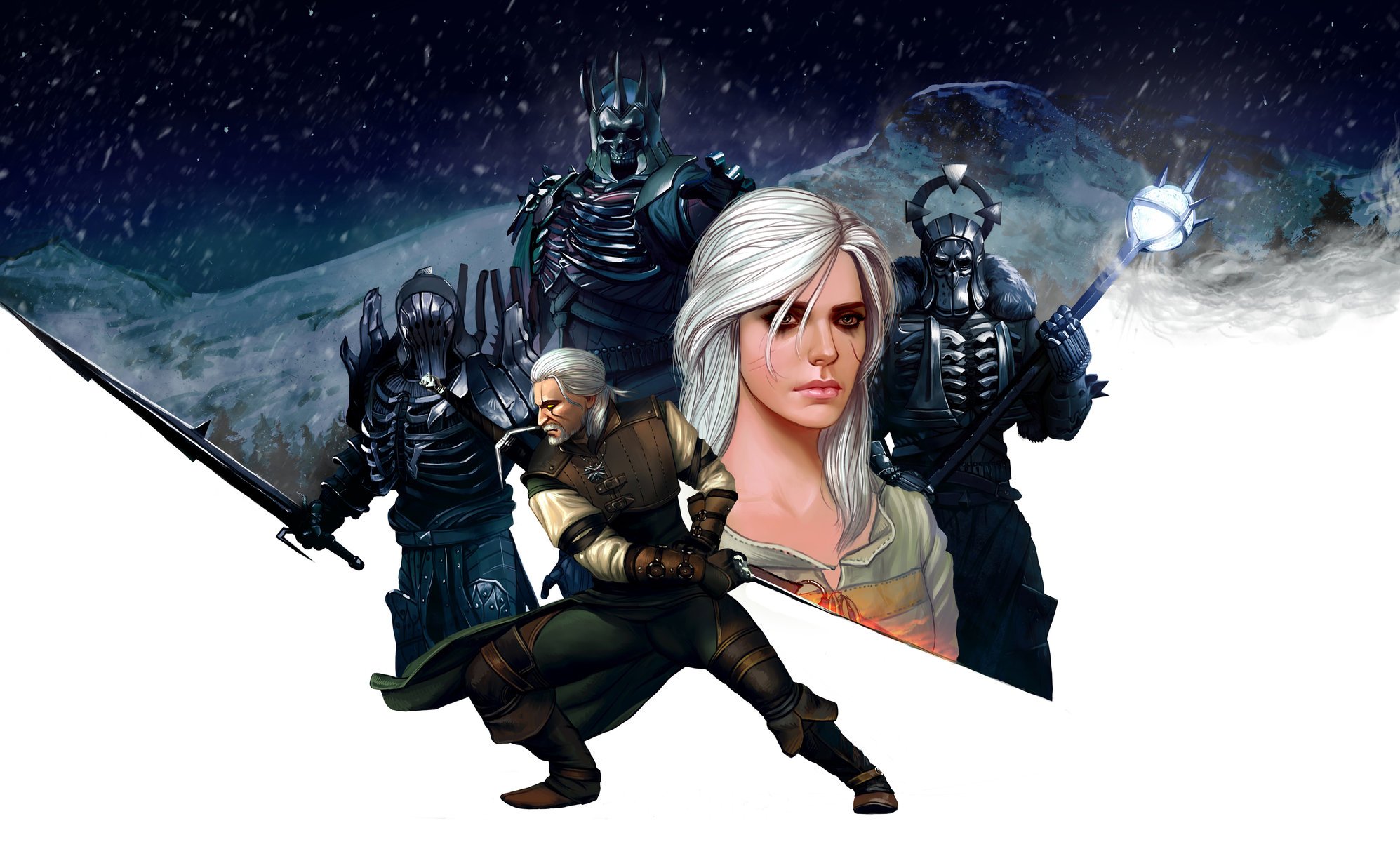 3 hexer hexer 3 : wilde jagd hexer 3: wilde jagd rpg cd projekt red hexer wilde jagd cirilla fiona helene riannon ciri oder lion cub von cintra ciri mädchen könig der wilden jagd imlerith rüstung kunst caranthir geralt von rivia geralt weißer wolf gwt