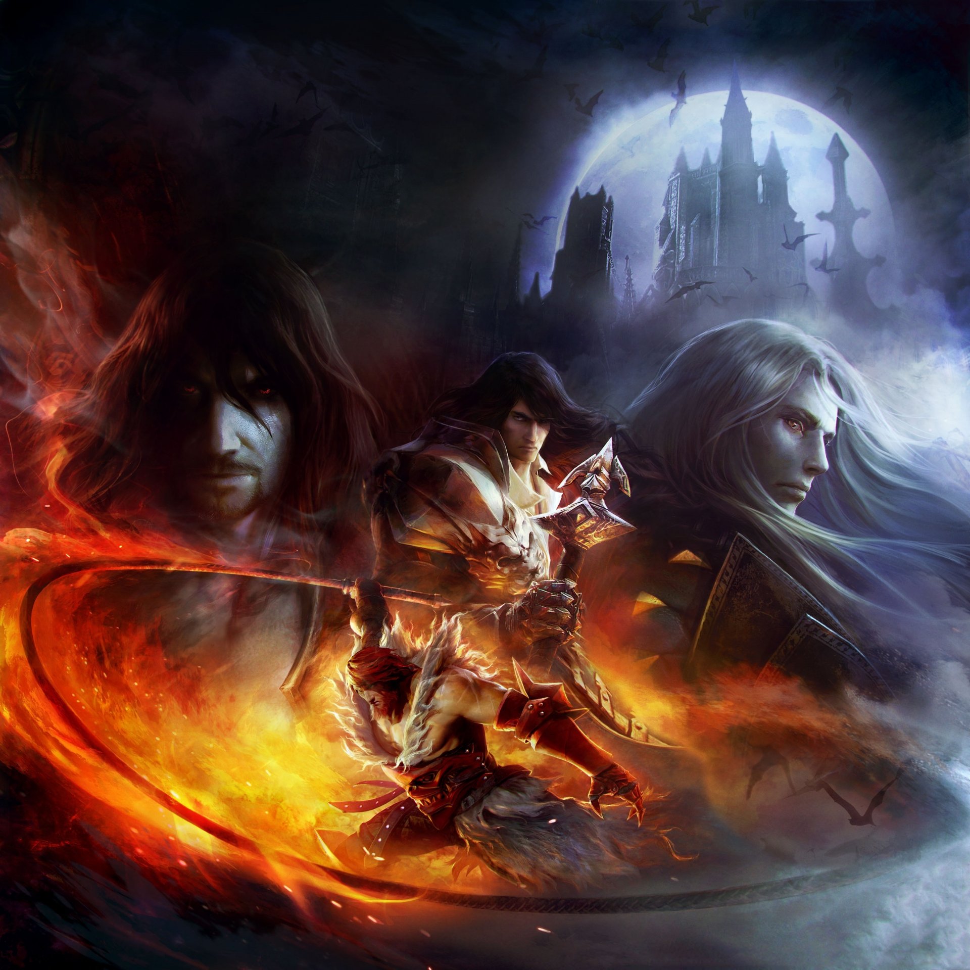 castlevania : lords of shadow-der spiegel des schicksals gabriel belmont dracula vampir alucard adrian fahrenheit simon belmont trevor belmont peitsche kreuz blick mercurysteam entertainment konami