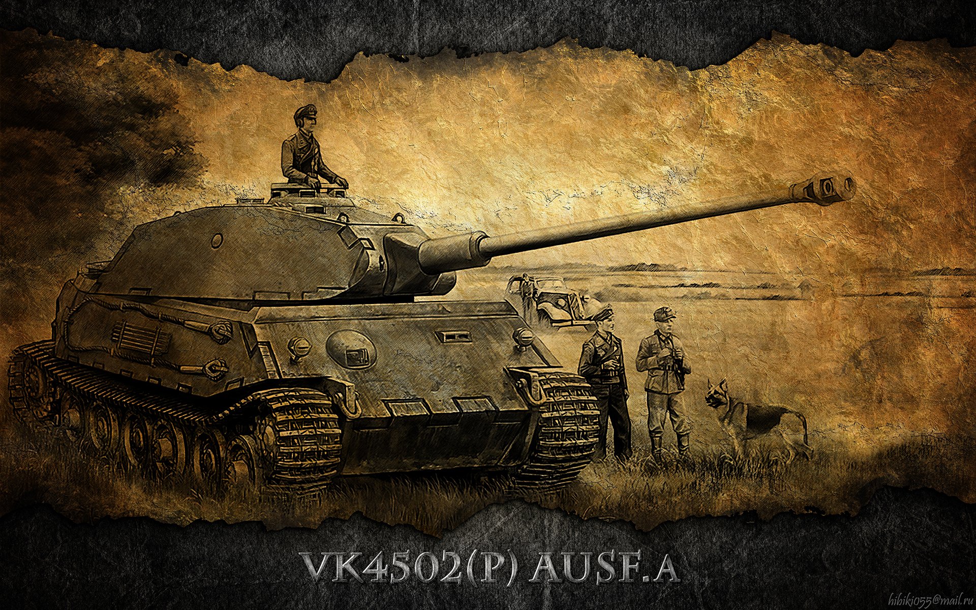 wot świat czołgów czołgi czołg art niemcy vk 4502 p ausf . a