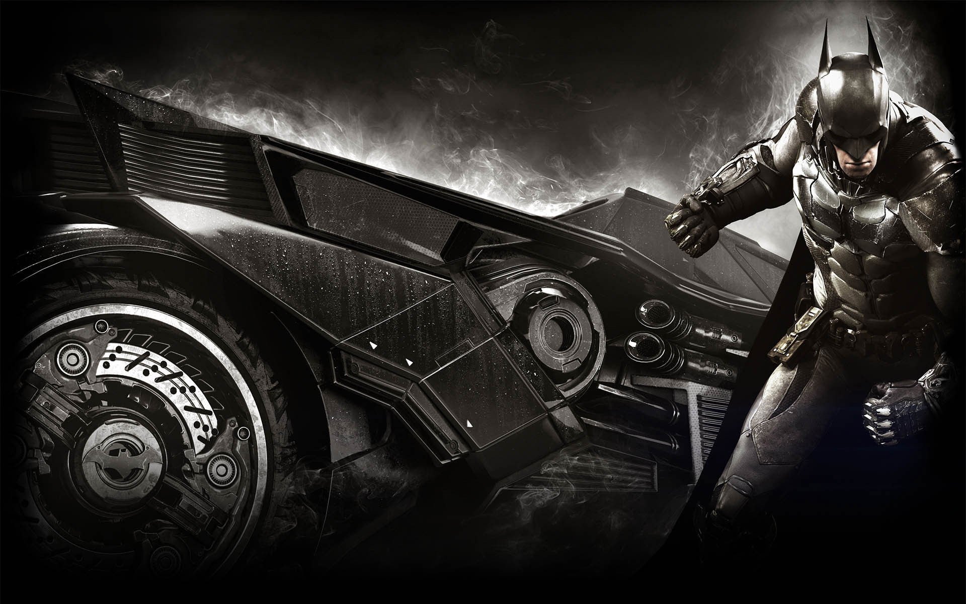 batman: arkham knight batman: arkham knight rocksteady studios warner bros. interactive entertainment batman: arkham bruce wayne tenue batmobile armure cape dark knight