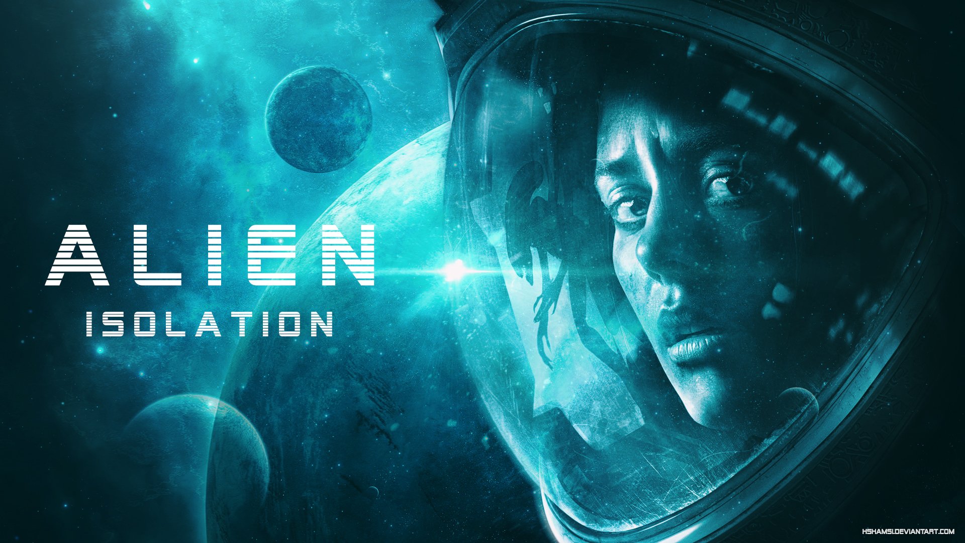 alien isolation game images by hshamsi space suit girl