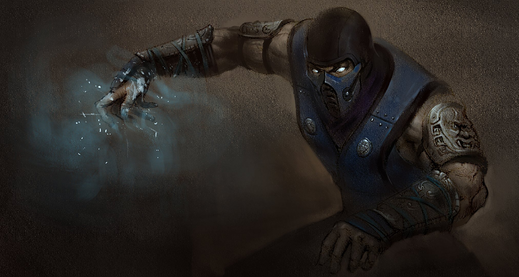 mortal kombat ninja sztuka maska sub-zero kuai liang