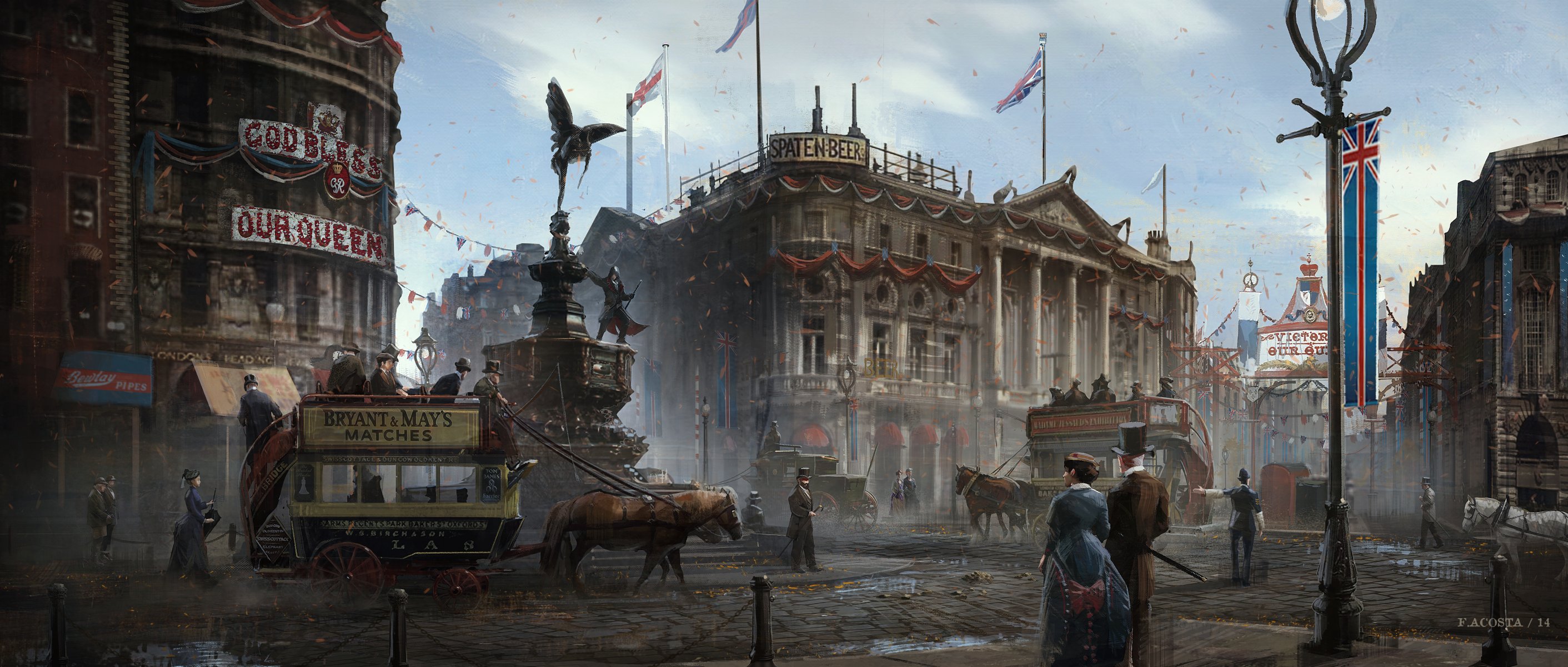 assassins creed: sindicato ciudad concepto arte