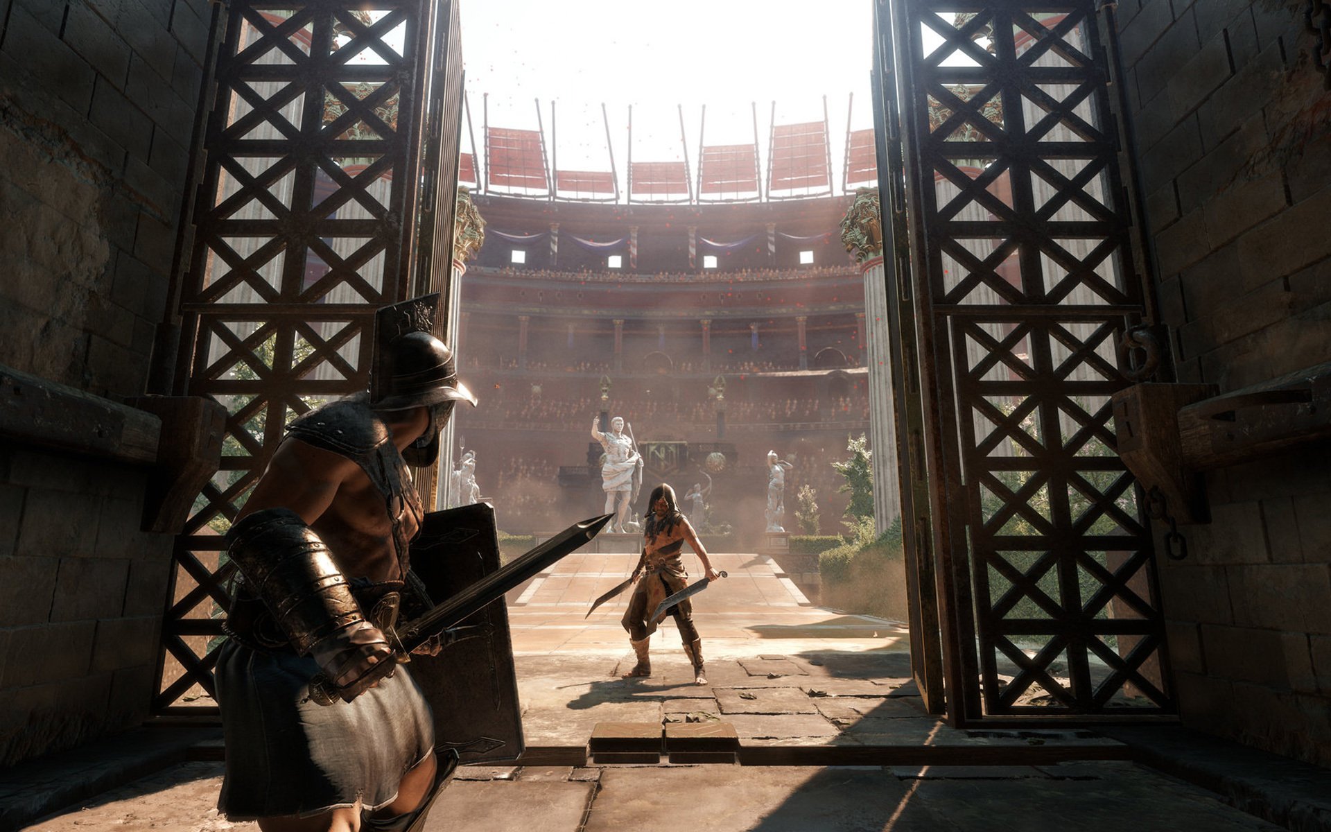 ryse: hijo de roma coliseo arena gladiadores armas puertas