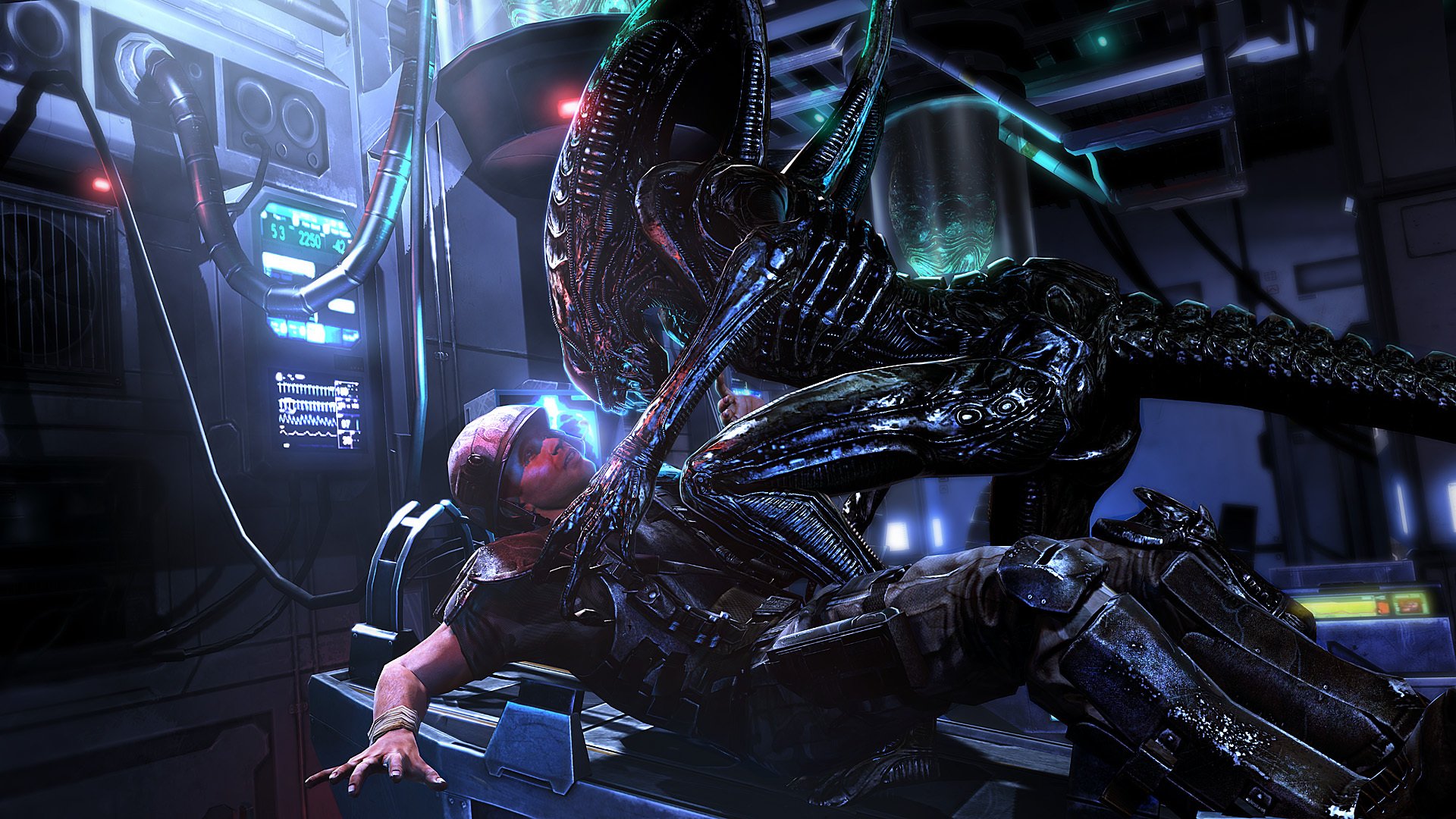 alien colonial marines potwór obcy obcy