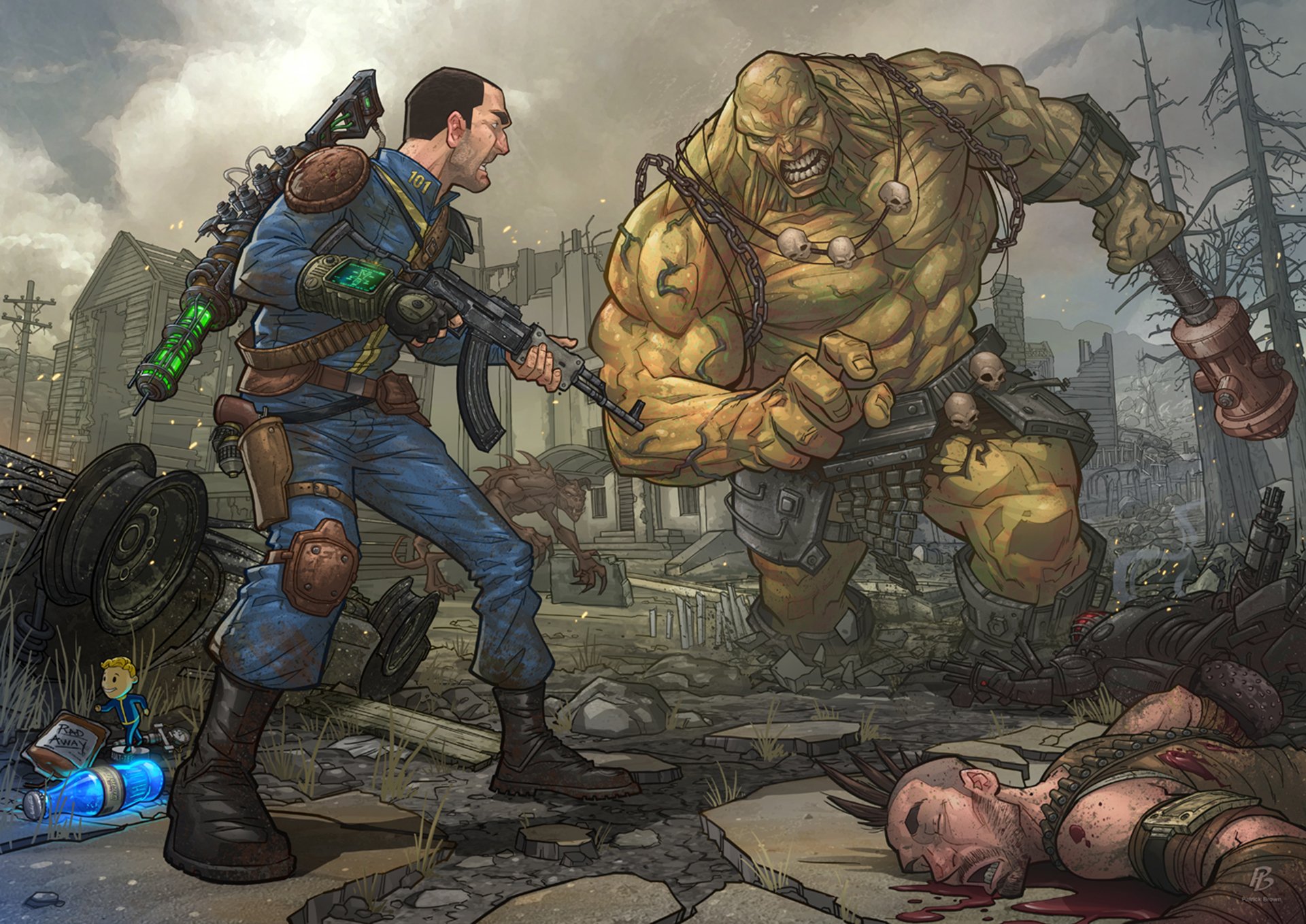 fallout 3 supermutant hippopotame supermutant hippopotame fusil d assaut chinois bethesda art