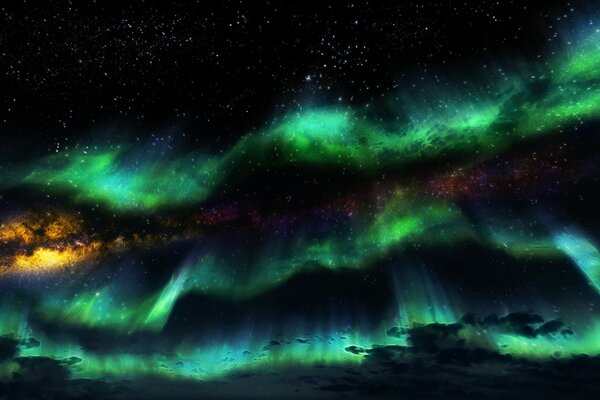Northern Lights as in the game Skyrim