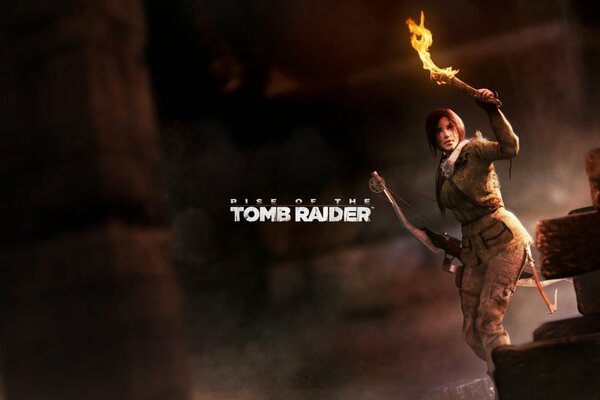 Non victorieuse et courageuse Lara Croft