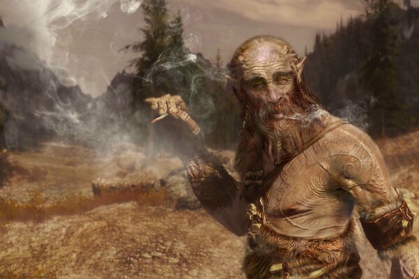 Ancient Scrolls 5:skyrim. The Smoking Giant