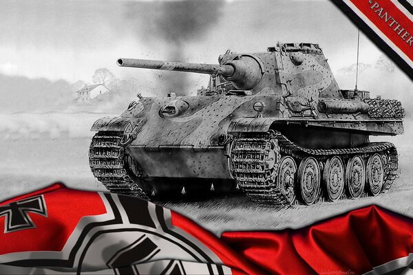 Deutscher Panzerpanzer Panther, Panzerwelt jeder Panzer