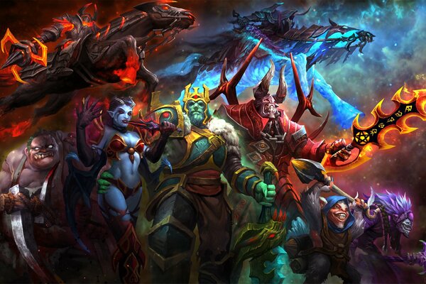 Nuevas imágenes de coloridos monstruos dota 2