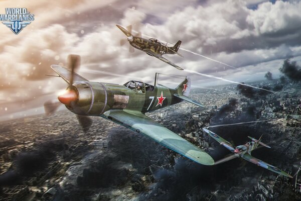 Aviones soviéticos del juego World warplanes